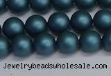 CSB1731 15.5 inches 6mm round matte shell pearl beads wholesale