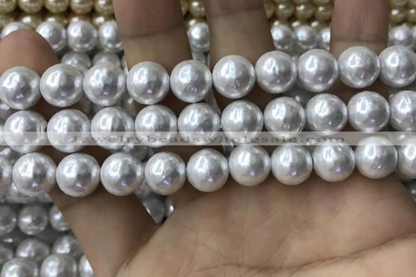 CSB2111 15.5 inches 10mm ball shell pearl beads wholesale