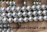 CSB2112 15.5 inches 12mm ball shell pearl beads wholesale