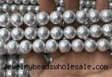 CSB2113 15.5 inches 14mm ball shell pearl beads wholesale