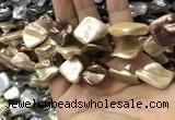 CSB2169 15.5 inches 16*16mm - 18*20mm baroque mixed shell pearl beads