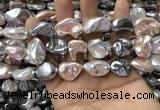 CSB2175 15.5 inches 16*16mm - 20*22mm baroque mixed shell pearl beads