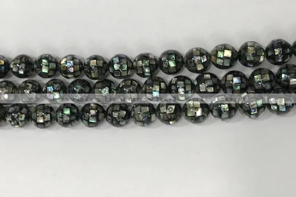 CSB4007 15.5 inches 8mm ball abalone shell beads wholesale