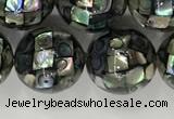 CSB4034 15.5 inches 14mm ball abalone shell beads wholesale