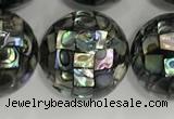 CSB4061 15.5 inches 20mm ball abalone shell beads wholesale