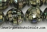 CSB4101 15.5 inches 12mm ball abalone shell beads wholesale