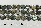 CSB4115 15.5 inches 16mm heart abalone shell beads wholesale