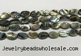 CSB4127 15.5 inches 10*14mm oval abalone shell beads wholesale