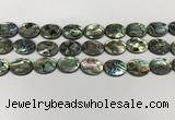 CSB4128 15.5 inches 12*16mm oval abalone shell beads wholesale