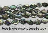 CSB4139 15.5 inches 15*20mm flat teardrop abalone shell beads