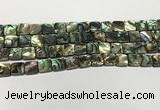 CSB4144 15.5 inches 10*10mm square abalone shell beads wholesale