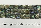 CSB4148 15.5 inches 18*18mm square abalone shell beads wholesale