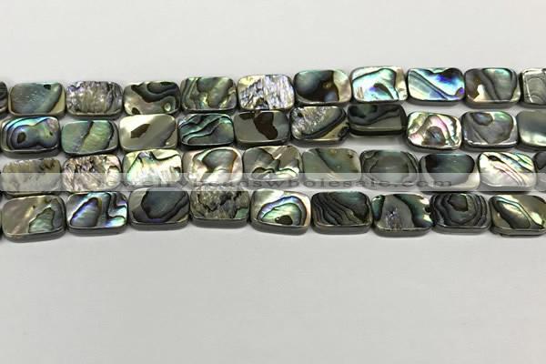 CSB4153 15.5 inches 10*14mm rectangle abalone shell beads wholesale