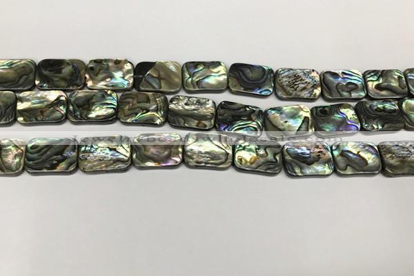 CSB4154 15.5 inches 12*16mm rectangle abalone shell beads wholesale