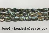 CSB4161 15.5 inches 12*16mm flat drum abalone shell beads wholesale