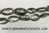 CSB4179 15.5 inches 13*30mm - 15*35mm freeform abalone shell beads