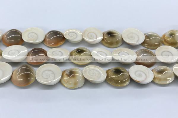 CSB4500 15.5 inches 18*20mm freeform shell beads wholesale