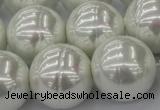 CSB660 15.5 inches 22mm whorl round shell pearl beads