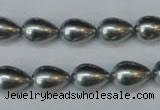 CSB860 15.5 inches 10*12mm teardrop shell pearl beads wholesale