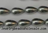 CSB865 15.5 inches 9*16mm teardrop shell pearl beads wholesale