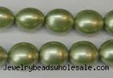 CSB881 15.5 inches 13*15mm nuggets shell pearl beads wholesale