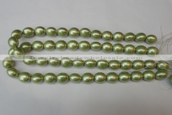 CSB881 15.5 inches 13*15mm nuggets shell pearl beads wholesale