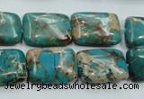 CSE15 15.5 inches 13*18mm rectangle natural sea sediment jasper beads