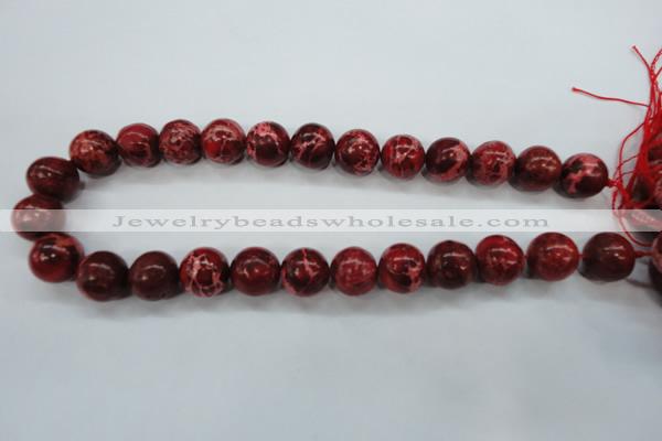 CSE161 15.5 inches 8mm round dyed natural sea sediment jasper beads