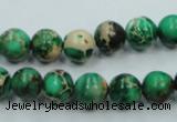 CSE220 15.5 inches 8mm round dyed natural sea sediment jasper beads