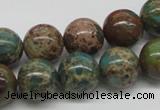 CSE5006 15.5 inches 14mm round natural sea sediment jasper beads