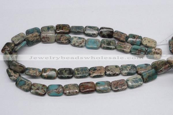 CSE5016 15.5 inches 13*18mm rectangle natural sea sediment jasper beads