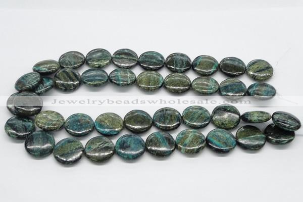 CSG17 15.5 inches 20mm flat round long spar gemstone beads wholesale