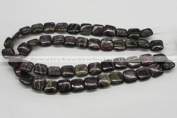 CSG58 15.5 inches 10*10mm square long spar gemstone beads wholesale