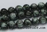 CSH02 15.5 inches 8mm round natural seraphinite gemstone beads