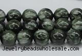 CSH03 15.5 inches 10mm round natural seraphinite gemstone beads