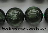 CSH204 15.5 inches 12mm round AA grade natural seraphinite beads