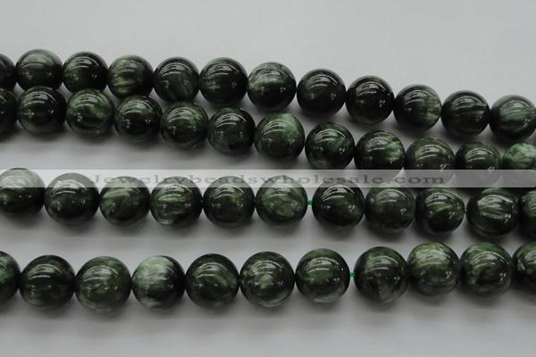 CSH204 15.5 inches 12mm round AA grade natural seraphinite beads