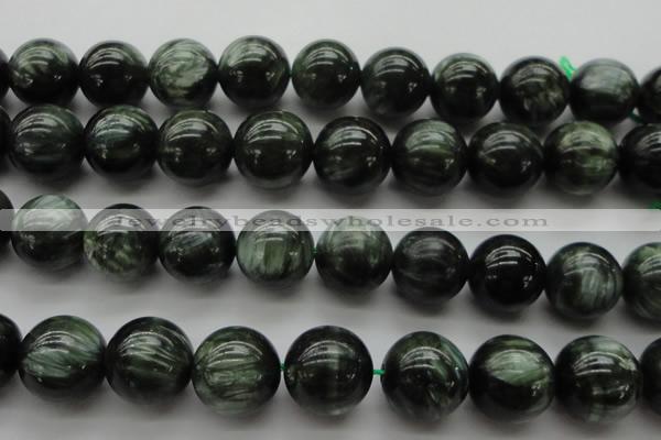 CSH205 15.5 inches 14mm round AA grade natural seraphinite beads