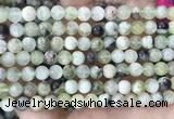 CSJ301 15.5 inches 6mm round serpentine new jade beads wholesale