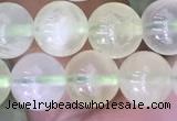 CSJ320 15.5 inches 8mm round serpentine new jade beads