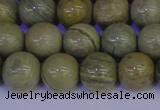 CSL203 15.5 inches 10mm round silver leaf jasper beads wholesale