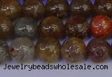 CSL223 15.5 inches 10mm round gold leaf jasper beads wholesale