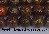 CSL224 15.5 inches 12mm round gold leaf jasper beads wholesale