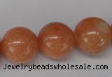 CSM08 15.5 inches 18mm round salmon stone beads wholesale