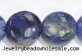 CSO09 15.5 inches A grade 8mm coin sodalite beads wholesale