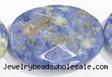 CSO29 15.5 inches faceted oval A grade 22*30mm sodalite beads