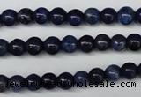 CSO400 15.5 inches 4mm round dyed sodalite gemstone beads