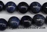 CSO405 15.5 inches 14mm round dyed sodalite gemstone beads