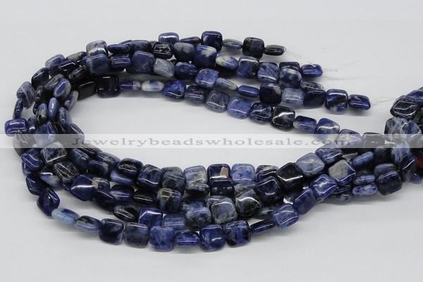 CSO43 15.5 inches 12*12mm square sodalite gemstone beads wholesale