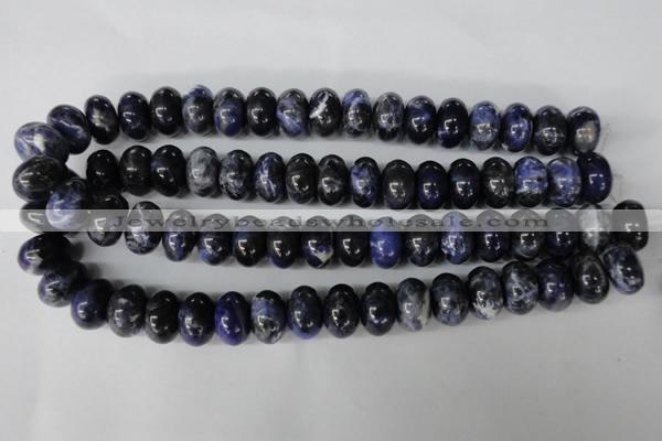 CSO53 15.5 inches 12*18mm rondelle sodalite gemstone beads